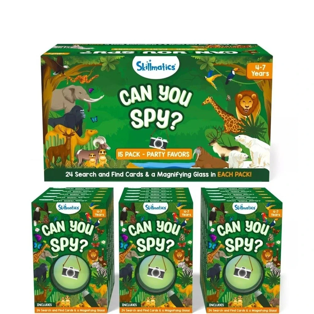 Skillmatics Can You Spy Party Favors 15 Pack Kids Search Find Game Birthday Box